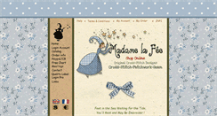 Desktop Screenshot of madame-la-fee.com